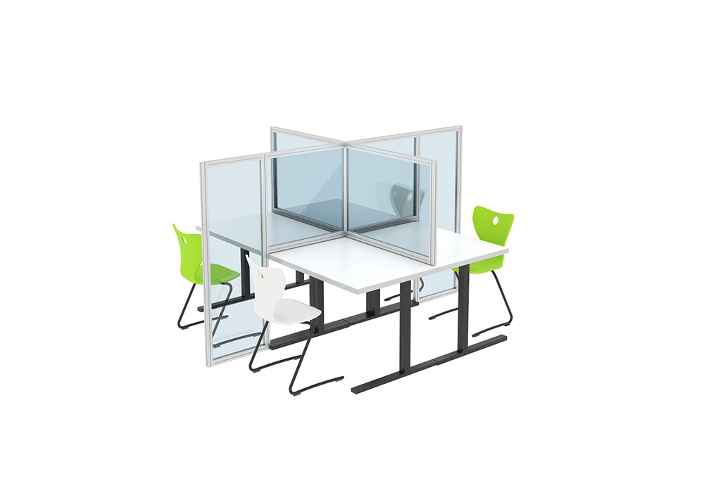 Desk Divider, Four-way